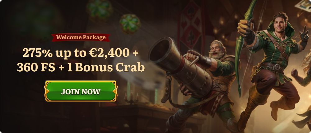 WildRobin Casino Login Welcome Bonus