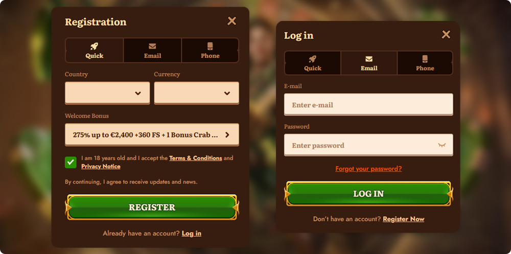 WildRobin Casino Login and Registration